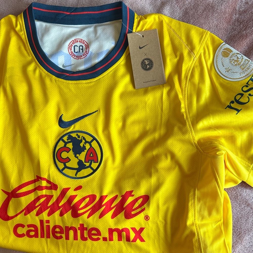 Nike Club América Bright Yellow Jersey
